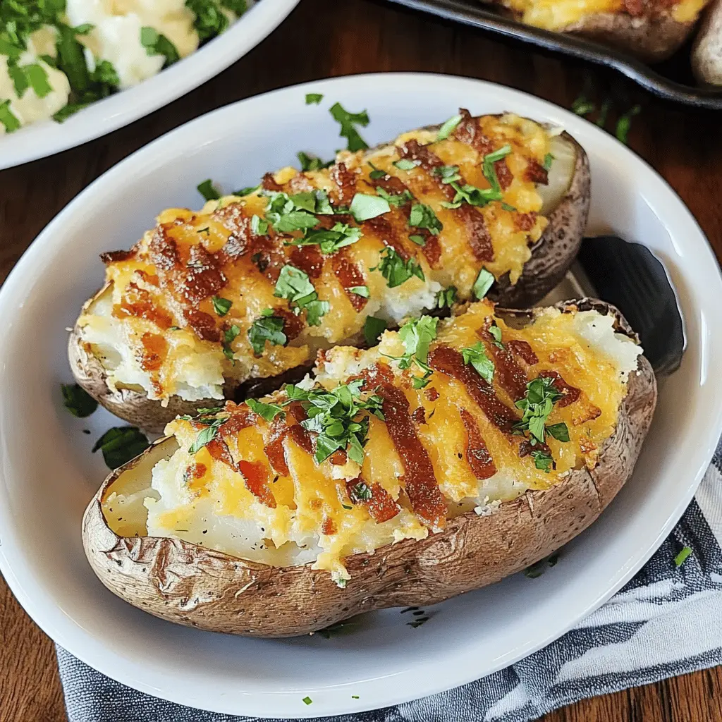 Imagine enjoying a fluffy, perfectly baked potato just like you’d find at your favorite steakhouse! These steakhouse baked potatoes are crispy on the outside and creamy on the inside, making them a perfect side for any meal. With simple ingredients and easy steps, create a delicious dish that’s perfect for family dinners or weekend gatherings. Don't forget to save this recipe for your next special occasion!
