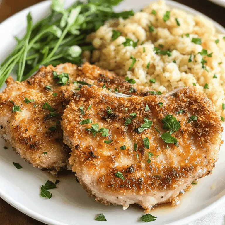 Blackstone Parmesan Crusted Pork Chops