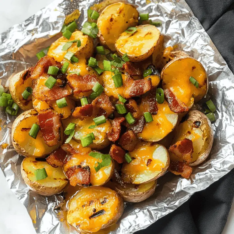 Cheddar Bacon Bbq Grilled Potatoes Recipe