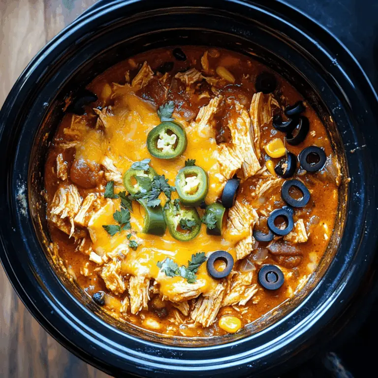 Chicken Enchilada Crock Pot Meal