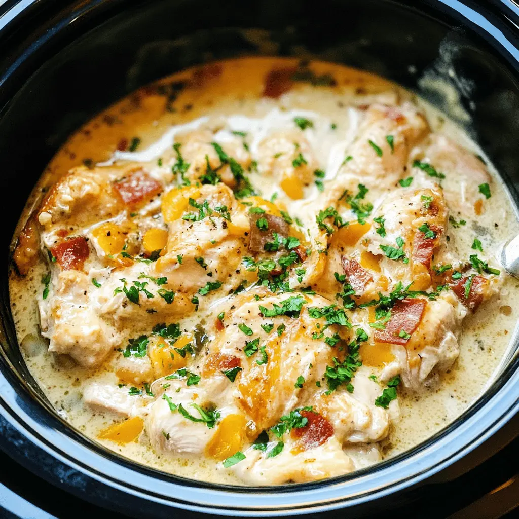Get ready to enjoy a bowl of comfort with this Creamy Crockpot Crack Chicken! Tender chicken is cooked to perfection and coated in a rich blend of cream cheese, ranch seasonings, and crispy bacon. Perfect for sandwiches or as a dip, this easy recipe is a crowd-pleaser for game day or family gatherings. Save this pin for a hearty meal that will have everyone coming back for more!