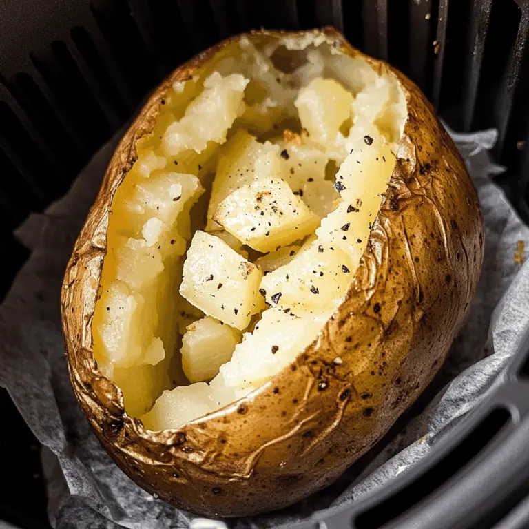 Crispy Air Fryer Baked Potato
