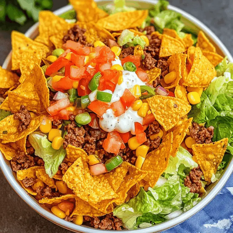 Easy Cheesy Doritos Taco Salad Recipe