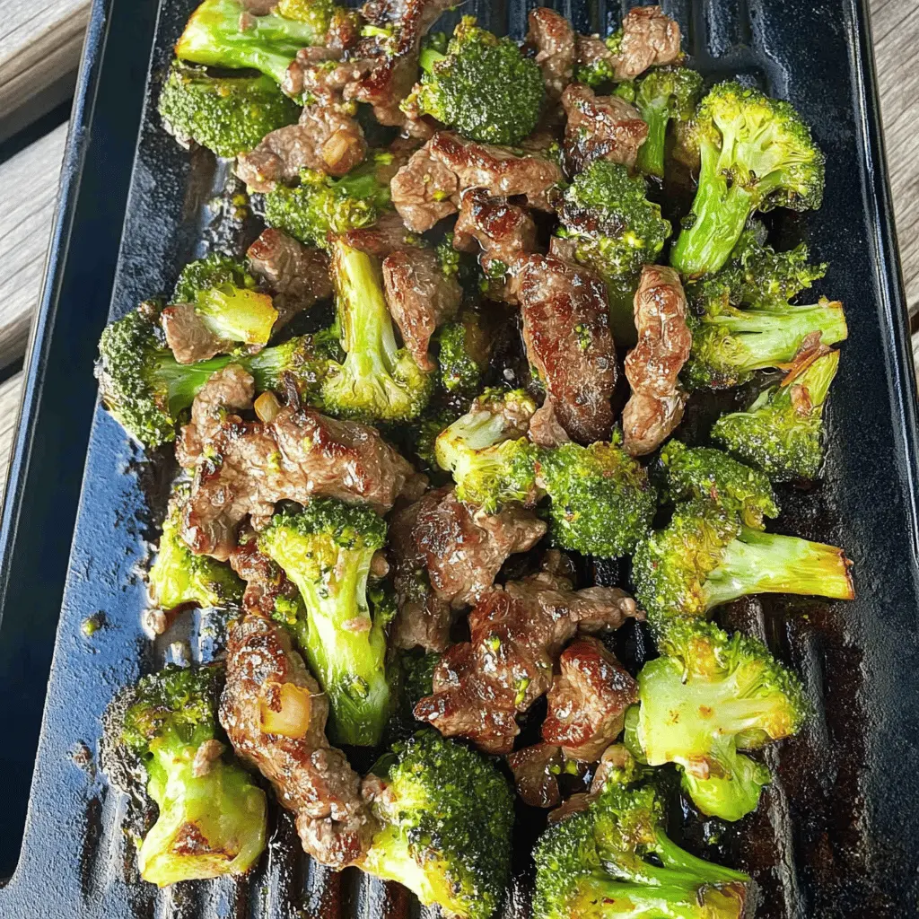 Get ready for a quick and tasty dinner with this Easy Beef and Broccoli on the Blackstone Griddle! This recipe features tender beef strips and crisp broccoli, all perfectly seasoned and cooked to perfection on a hot griddle. Perfect for family nights or meal prepping. Save this recipe now to add a delicious Asian-inspired dish to your weeknight rotation!