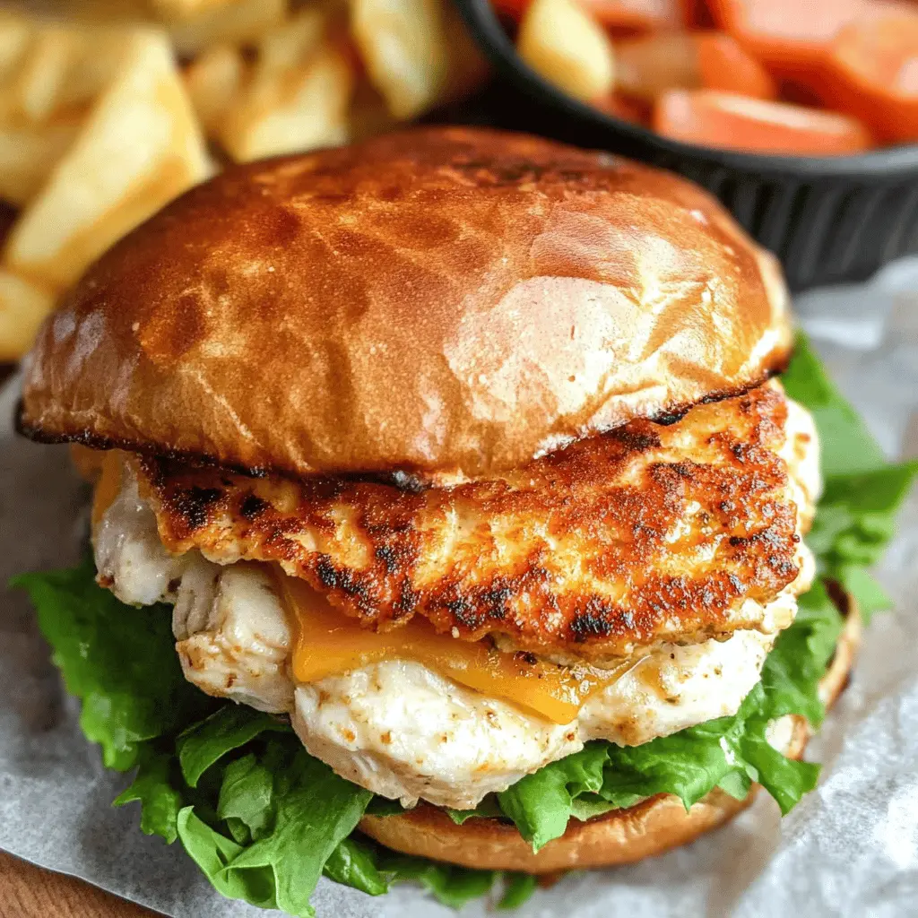 Looking for a quick and delicious dinner idea? These Easy Cheddar Ranch Chicken Burgers are packed with flavor, combining juicy chicken, sharp cheddar, and zesty ranch seasoning! Perfect for weeknight meals or weekend grilling, these burgers are sure to be a hit with the whole family. Save this recipe for your next BBQ or casual dinner night!