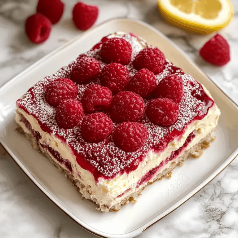 Fresh Raspberry Tiramisu Recipe