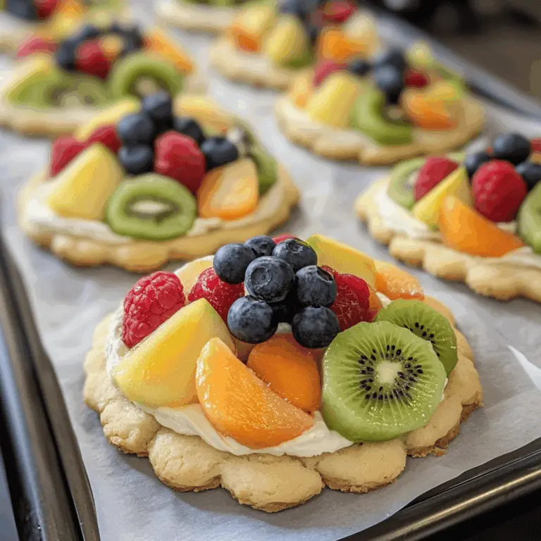 Fruit Pizza Cookies