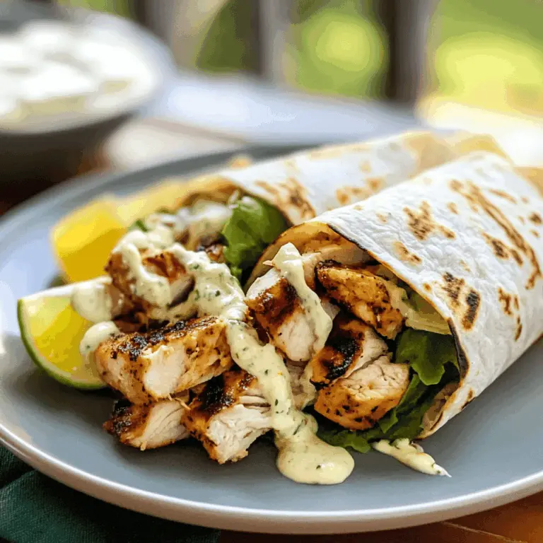 Grilled Chicken Wrap