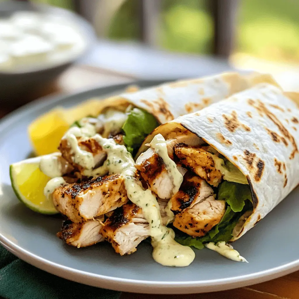 Wrap up your mealtime with this delicious Grilled Chicken Wrap! Loaded with tender grilled chicken, fresh veggies, and a creamy dressing, it’s perfect for a quick lunch or a healthy dinner. Easy to make and bursting with flavor, this recipe will keep you coming back for more. Save this pin for your next meal prep!