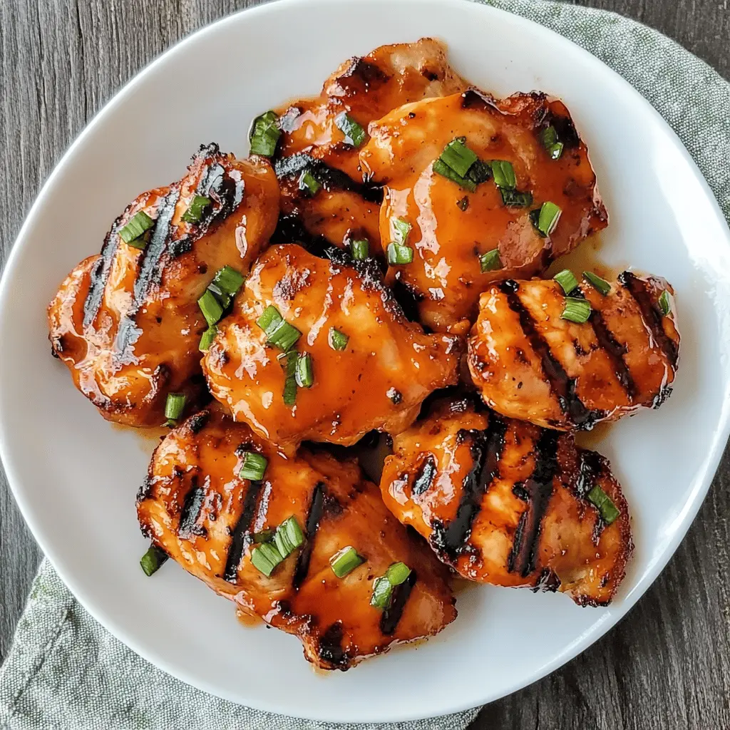 Get ready for a flavor explosion with these Grilled Honey Buffalo Chicken Thighs! Juicy, tender chicken thighs are coated in a sweet and spicy honey buffalo sauce that will make your taste buds dance. Perfect for summer barbecues or weeknight dinners, this recipe is sure to impress. Save this pin for a delicious meal you won't want to miss!
