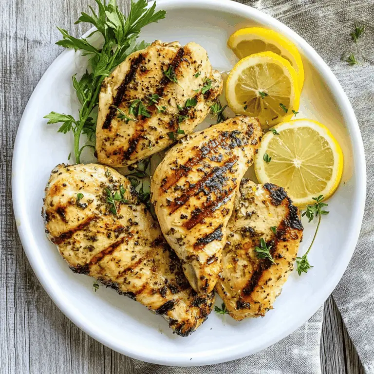 Grilled Lemon Chicken