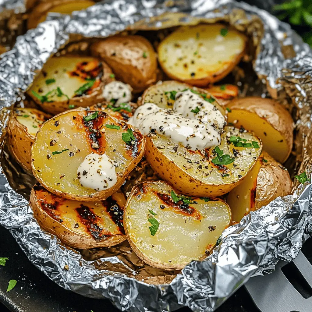 Get ready for a tasty side dish that’s simple to make! These Grilled Potatoes in Foil are perfectly seasoned, tender, and bursting with flavor. Use your favorite herbs and spices to customize these potato packets. Perfect for barbecues, camping trips, or weeknight dinners. Save this recipe to have a go-to side dish ready whenever you need it!