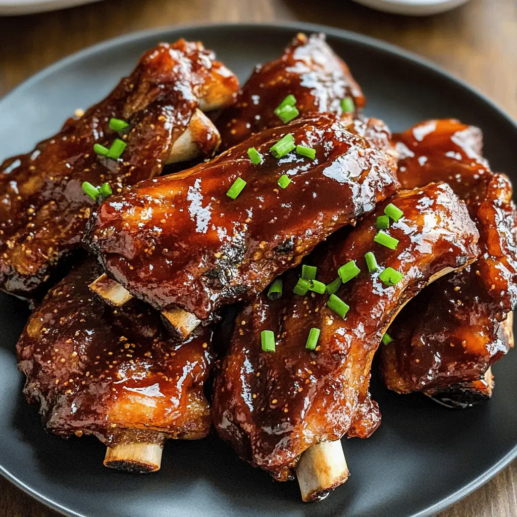 Tender and juicy Oven Baked BBQ Boneless Country Style Pork Ribs are a must-try! With a rich BBQ glaze and simple ingredients, these ribs are perfect for family dinners or weekend gatherings. Easy to prepare and packed with flavor, they are sure to impress. Save this recipe for your next BBQ night and enjoy deliciously sticky ribs!