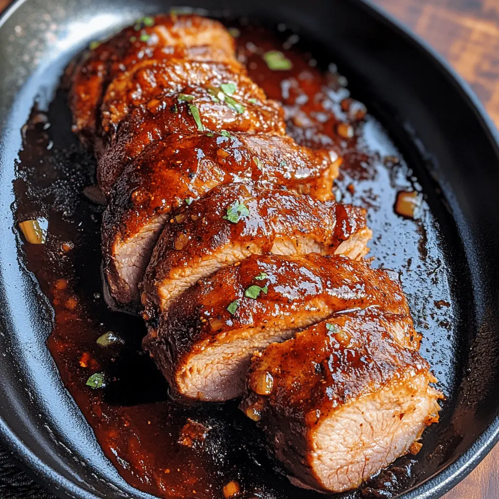 Looking for a simple yet delicious dinner idea? This Oven Baked BBQ Pork Tenderloin is juicy, packed with flavor, and only takes a little over an hour to cook! Featuring tender pork coated in homemade BBQ sauce, it's perfect for family gatherings or a weeknight meal. Save this recipe for your next cookout or cozy dinner at home!