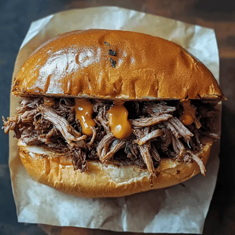 Easy Pulled Beef Sandwich Recipe