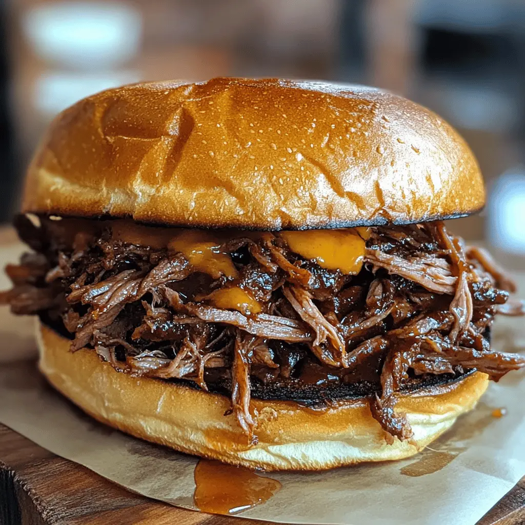 Easy Pulled Beef Sandwich Recipe