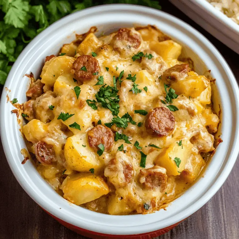 Slow Cooker Sausage And Potato Casserole