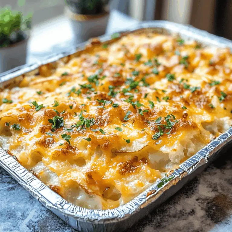 Smoked Cheesy Potatoes