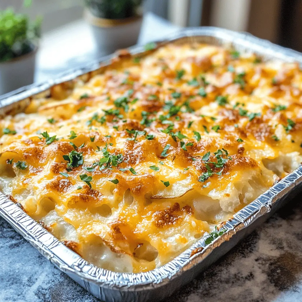 This Smoked Cheesy Potatoes recipe is your new favorite side dish! Creamy potatoes are combined with gooey cheese and enhanced with a delightful smoky flavor. Perfect for barbecues, cozy dinners, or holiday feasts, this dish will have everyone coming back for seconds. Save this pin for a delicious and satisfying treat!