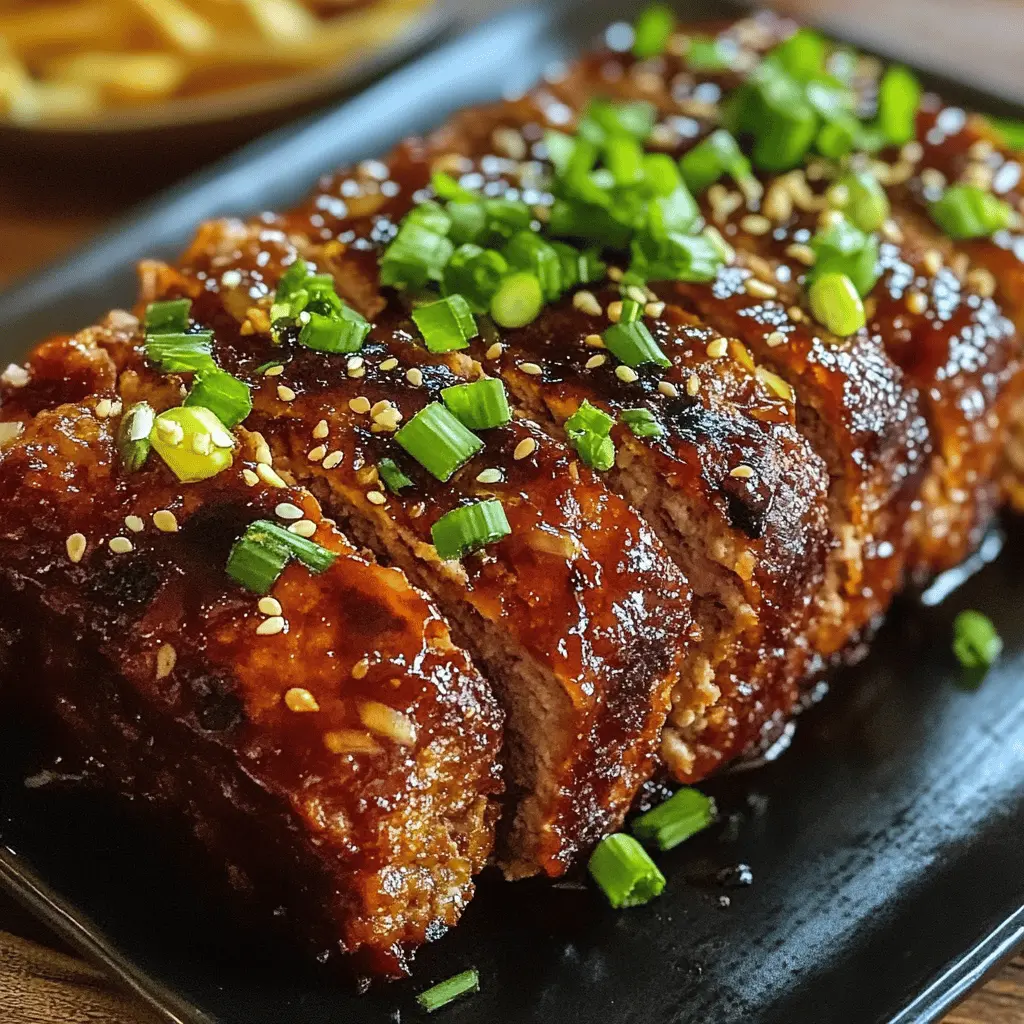 This Sweet and Spicy Korean BBQ Meatloaf is a delightful twist on a classic favorite! Packed with bold flavors from soy sauce, garlic, and a hint of sweetness, it's perfect for family dinners or meal prep. Easy to make and incredibly satisfying, you’ll want to save this recipe for a delicious weeknight meal that everyone will love!