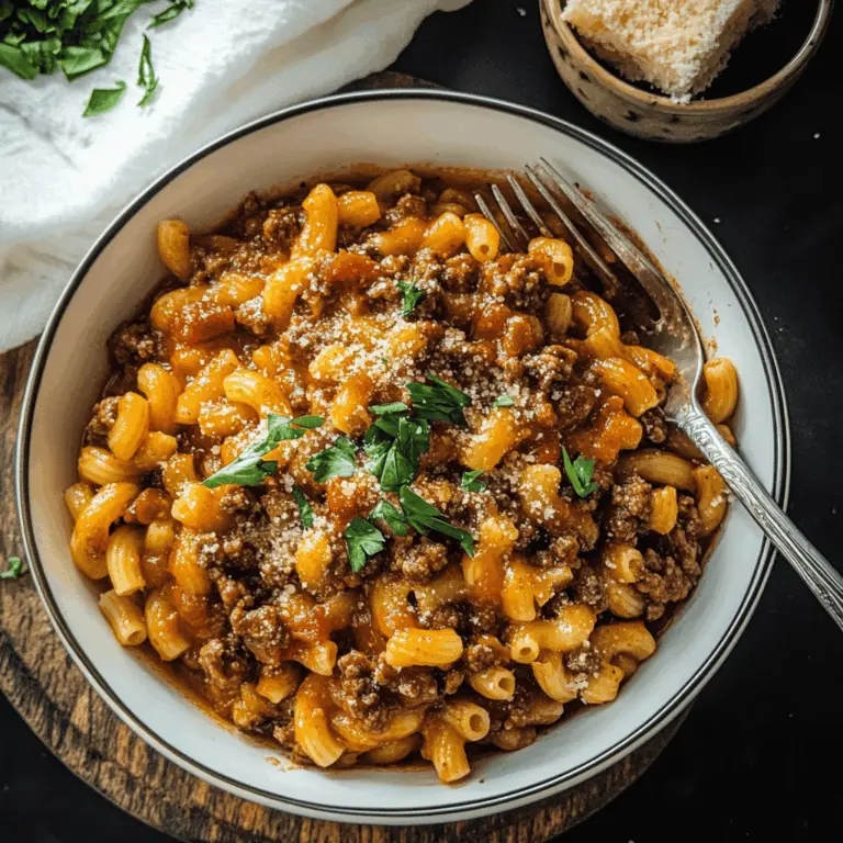 Easy Homemade Beefaroni Recipe