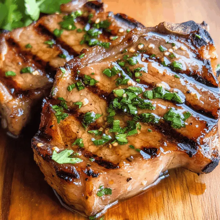 The Best Pork Chop Marinade