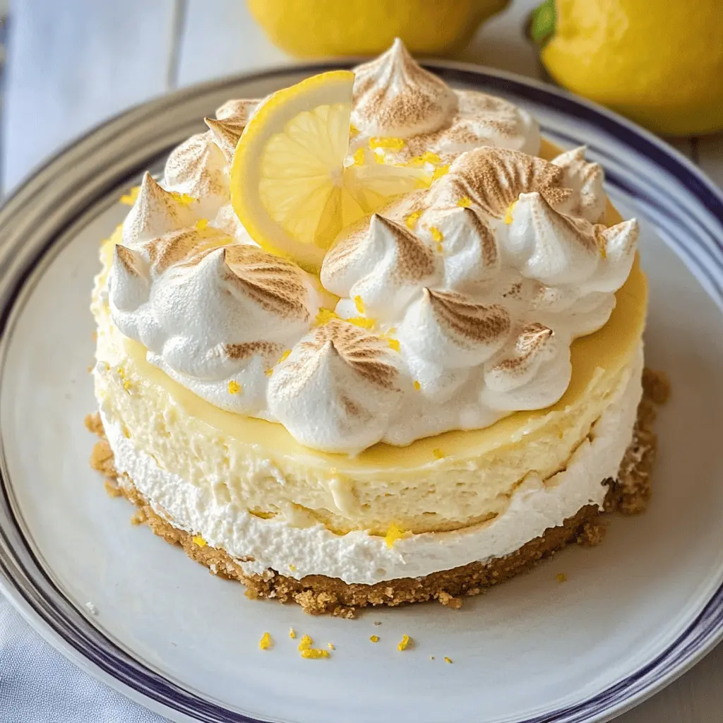 Experience the refreshing burst of citrus with this Triple Lemon Meringue Cheesecake! Made with zesty lemon curd, creamy cheesecake filling, and a fluffy meringue topping, this dessert is a delightful blend of sweet and tangy flavors. Perfect for spring gatherings or a special celebration, don’t forget to save this recipe for your next baking adventure!