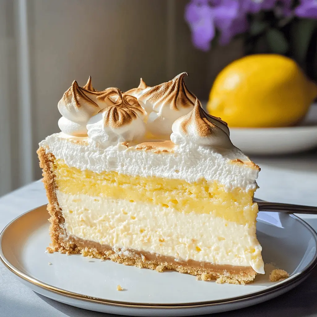 Easy Triple Lemon Meringue Cheesecake Recipe