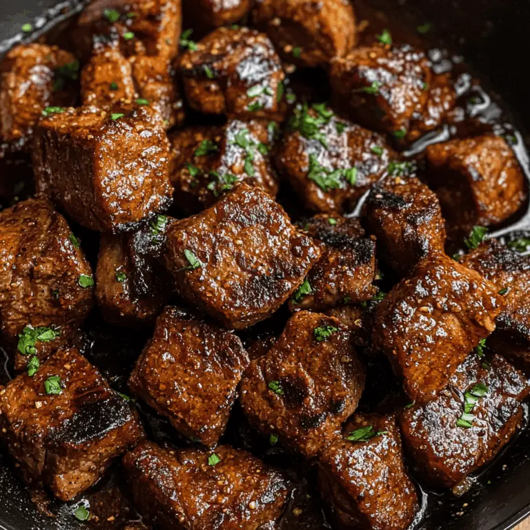 Easy Cajun Garlic Butter Steak Bites Recipe