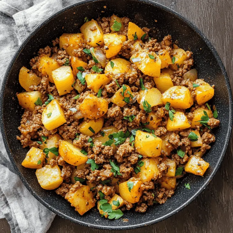 Easy Ground Beef and Potatoes Dinner Recipe