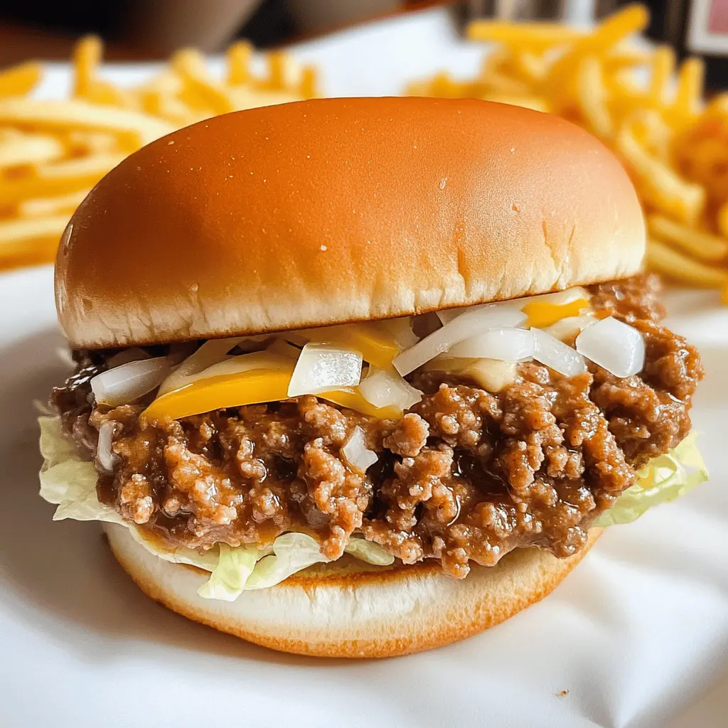 Easy Big Mac Sloppy Joes Recipe