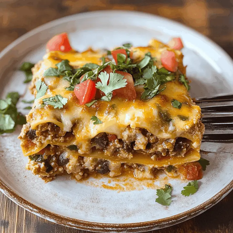 Easy Cheesy Mexican Lasagna Recipe