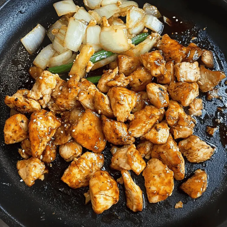 Easy Blackstone Hibachi Chicken Recipe on the Griddle