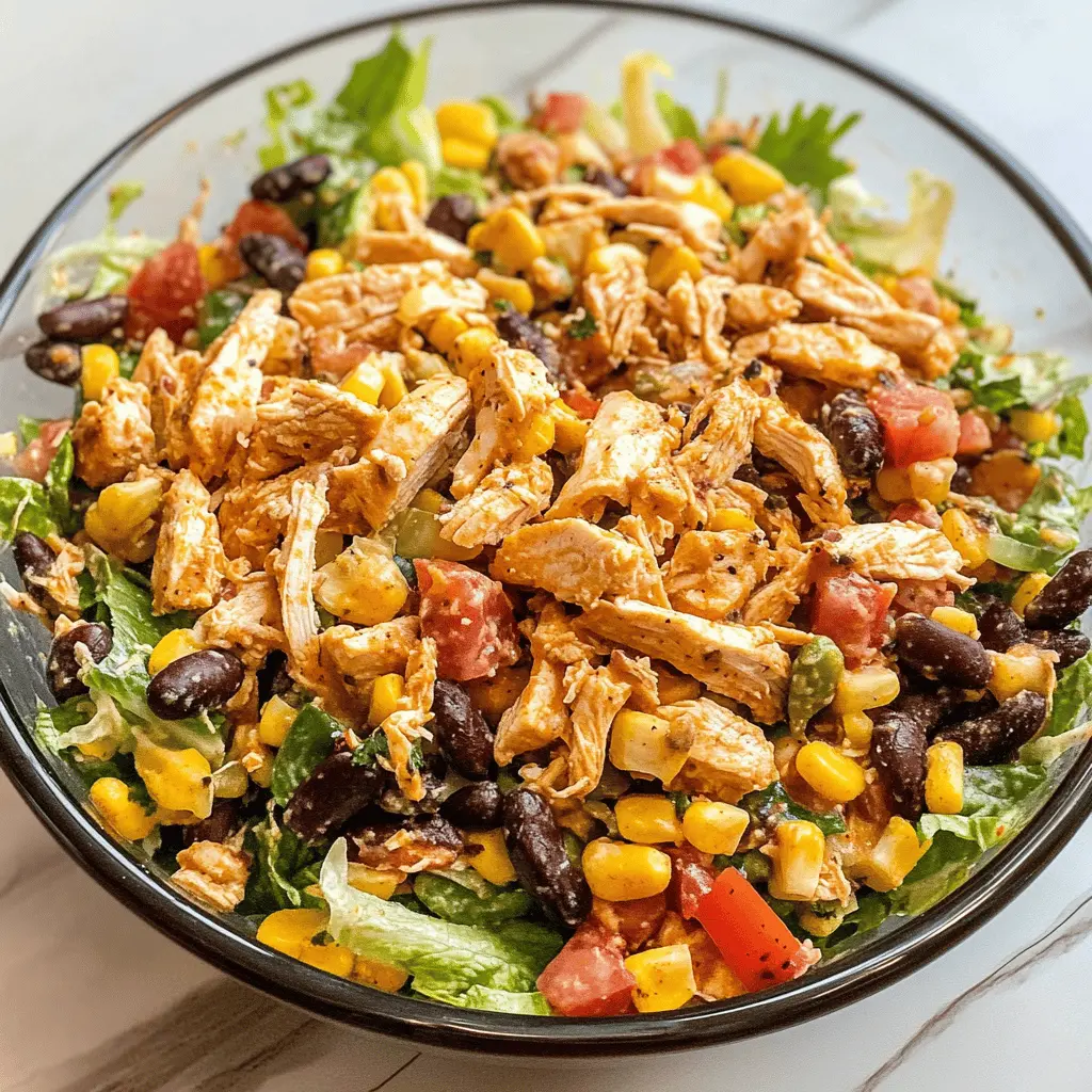 Easy Southwest Chicken Salad Recipe