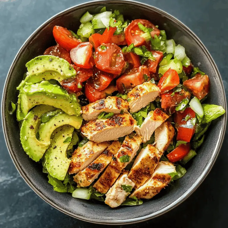 Easy Healthy Avocado Chicken Salad Recipe