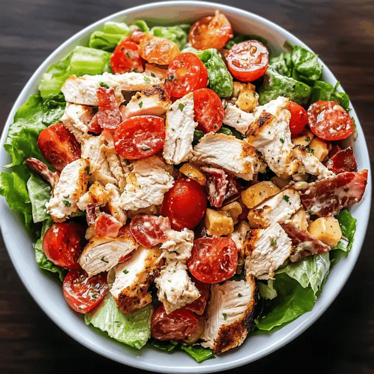 Easy BLT Chicken Salad Recipe