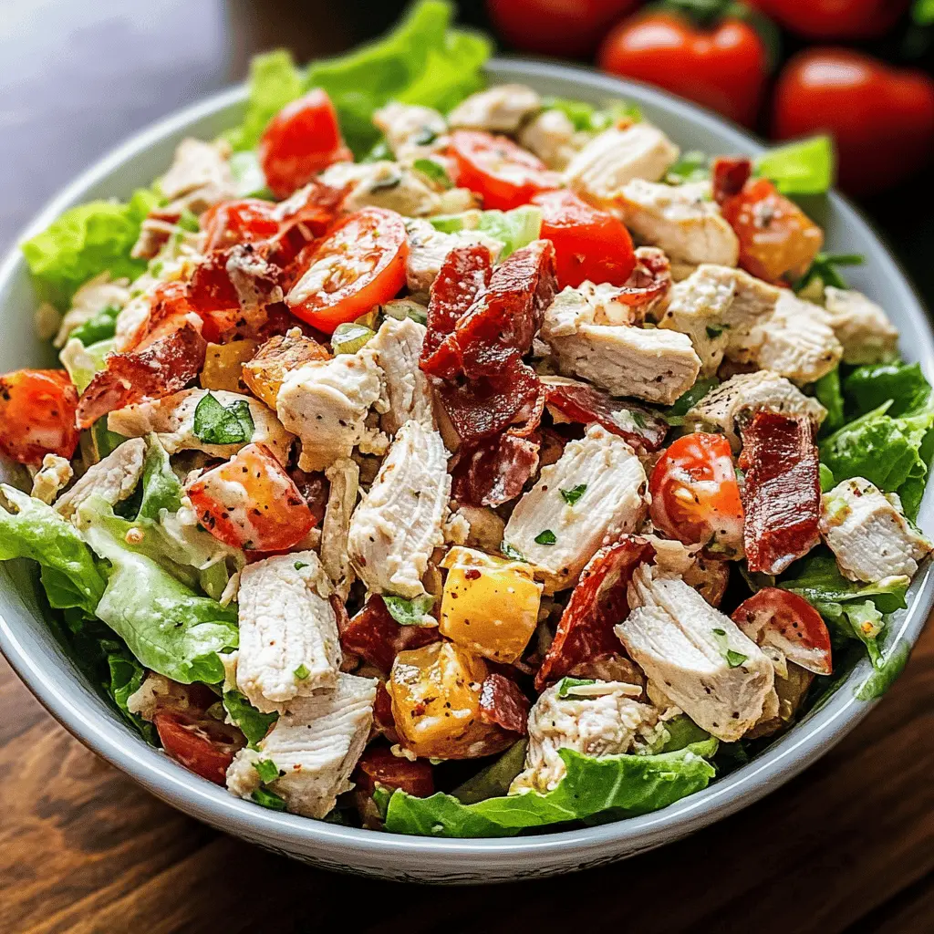 Easy BLT Chicken Salad Recipe