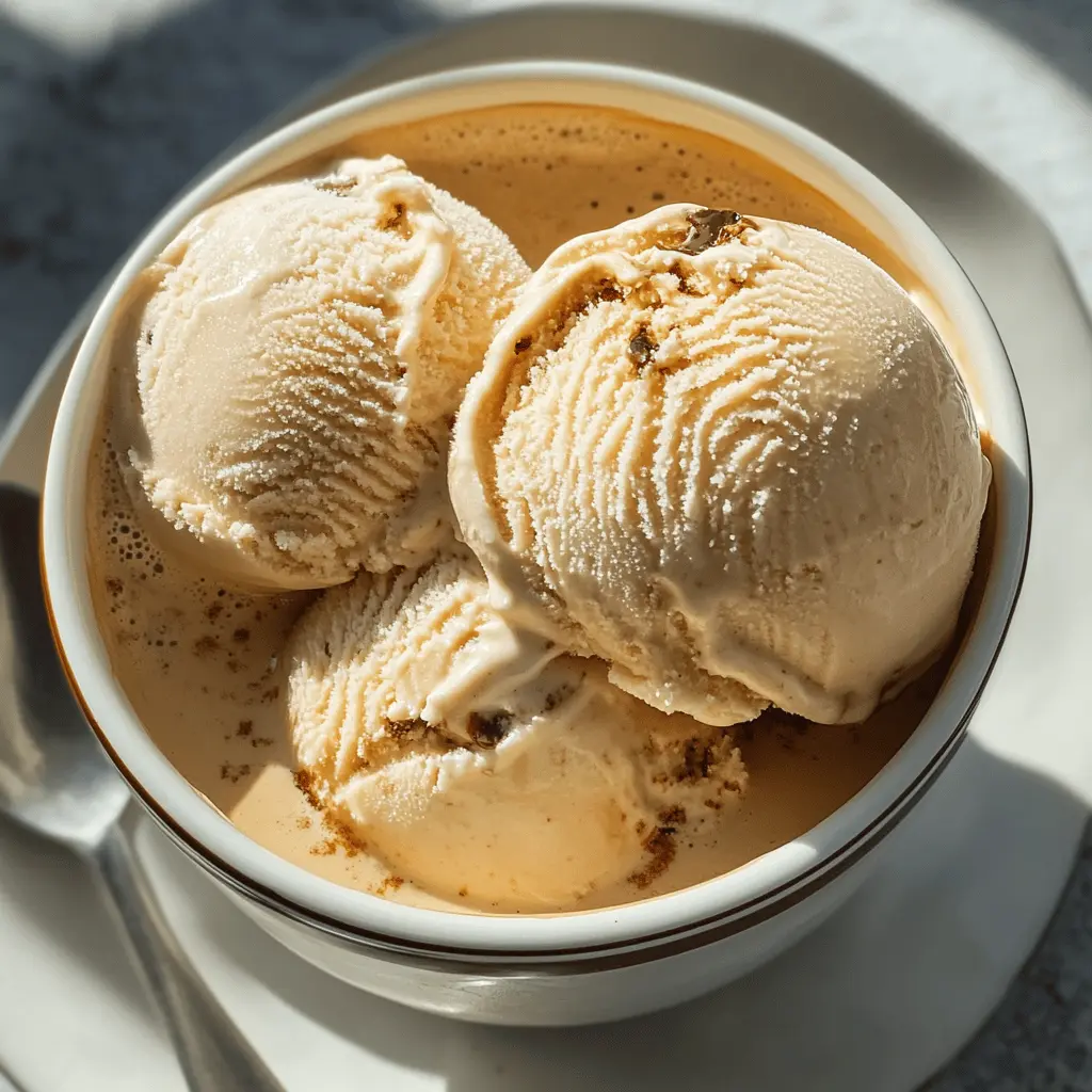 Easy Homemade Cappuccino Ice Cream Recipe