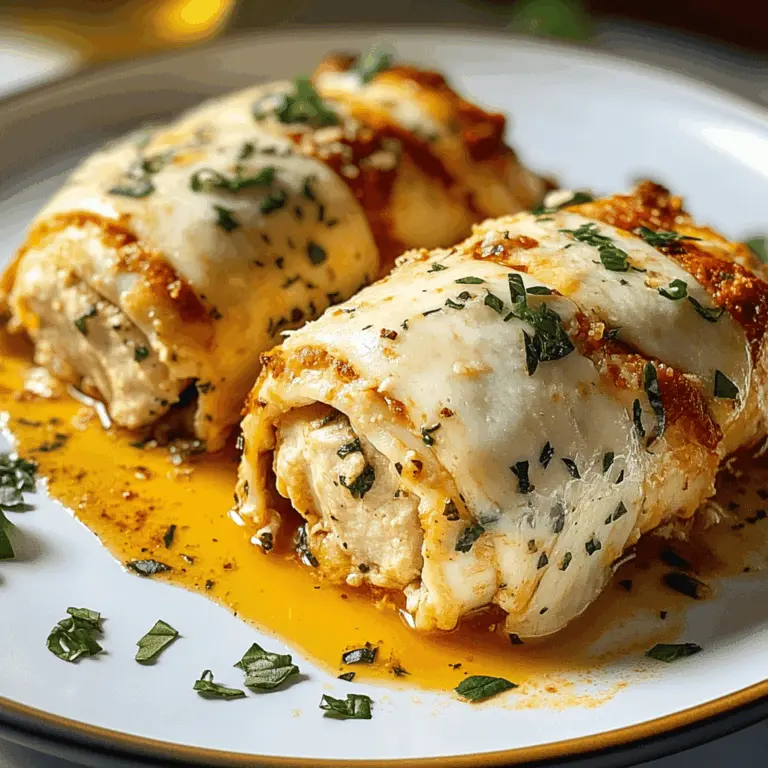 Easy Cheesy Chicken Rollatini Recipe