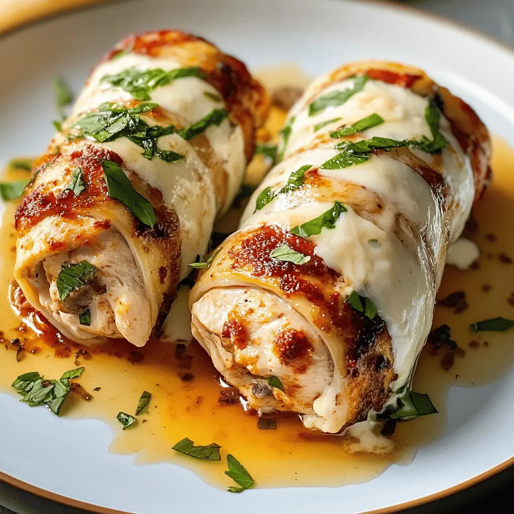 Easy Cheesy Chicken Rollatini Recipe