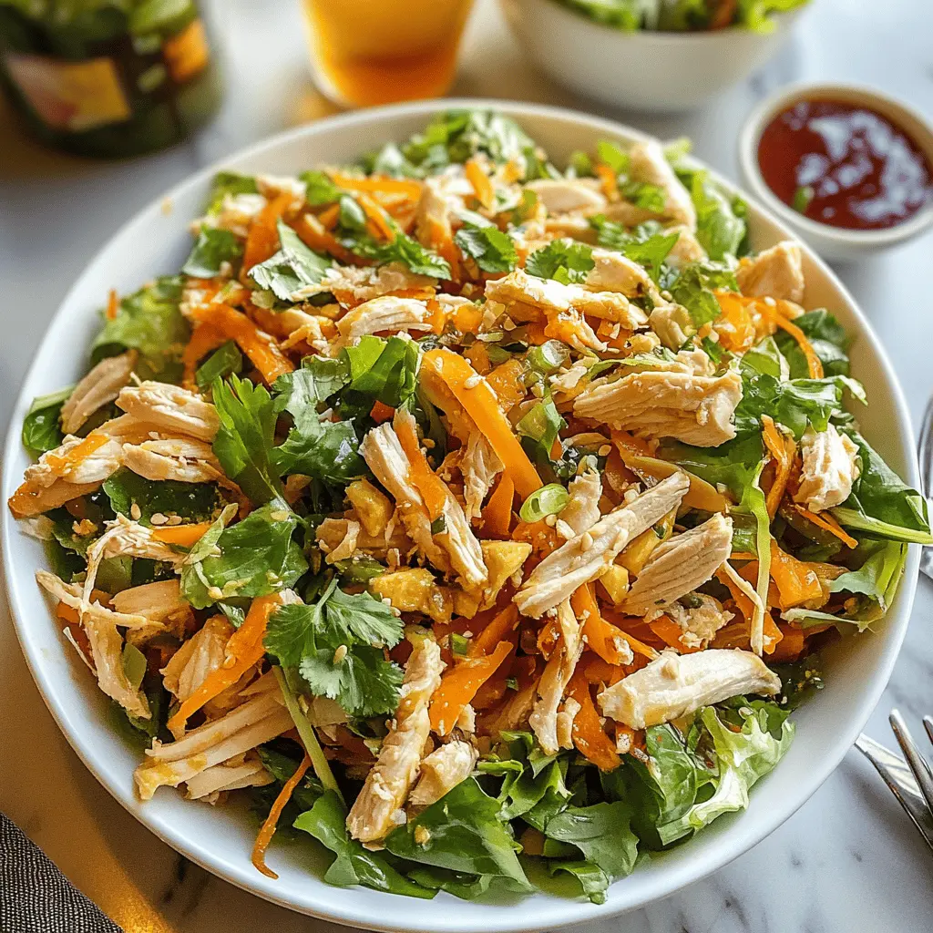 Easy Chinese Chicken Salad Recipe with Crunchy Veggies