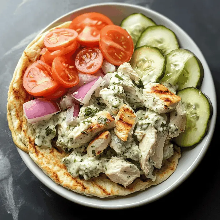 Easy Tzatziki Chicken Salad Recipe