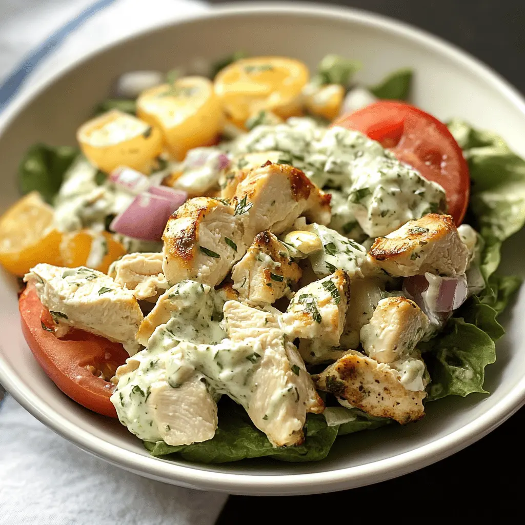 Easy Tzatziki Chicken Salad Recipe