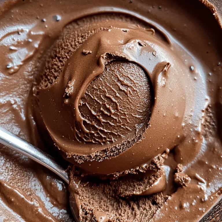 Easy Chocolate Sorbet Recipe for a Refreshing Treat