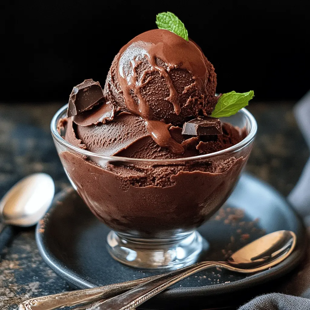 Easy Chocolate Sorbet Recipe for a Refreshing Treat