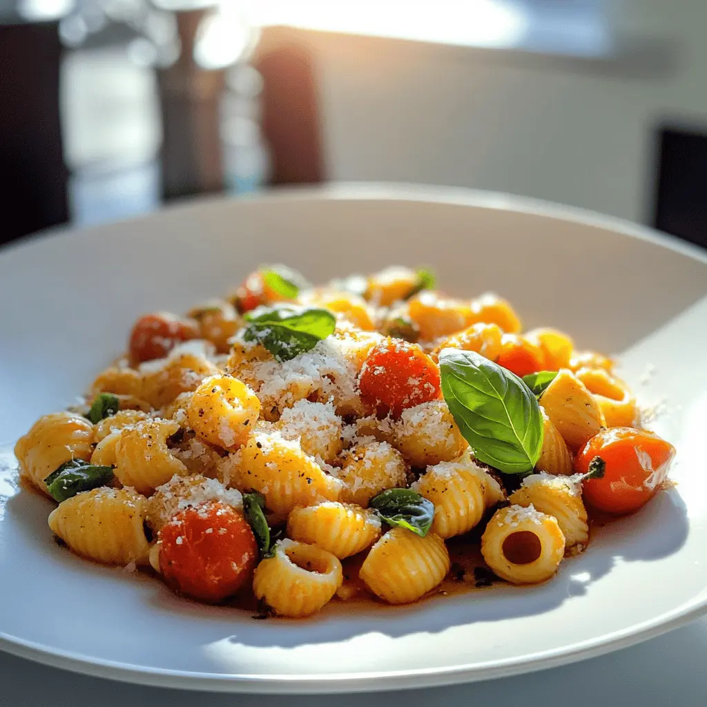 Easy Cherry Tomato Basil Pasta Recipe