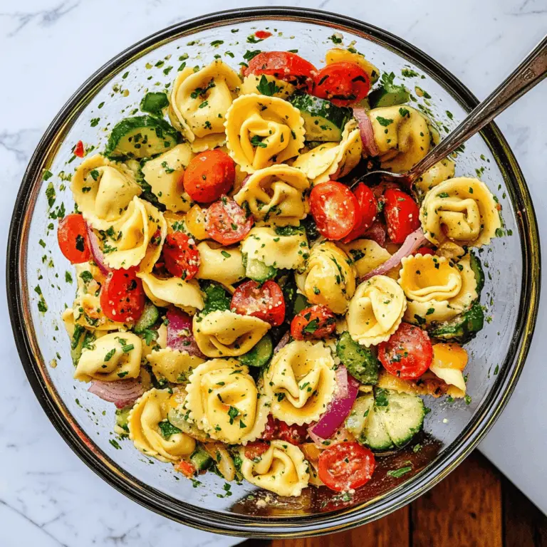 Easy Tortellini Pasta Salad Recipe