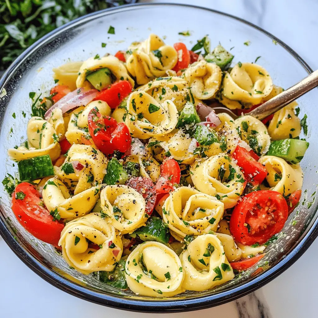 Easy Tortellini Pasta Salad Recipe