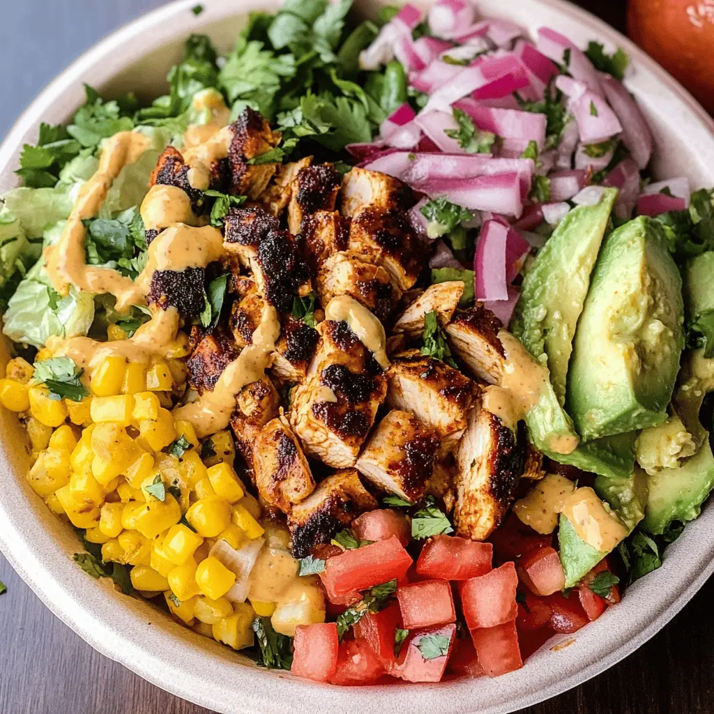 Easy Spicy Southwest Chicken Salad Recipe