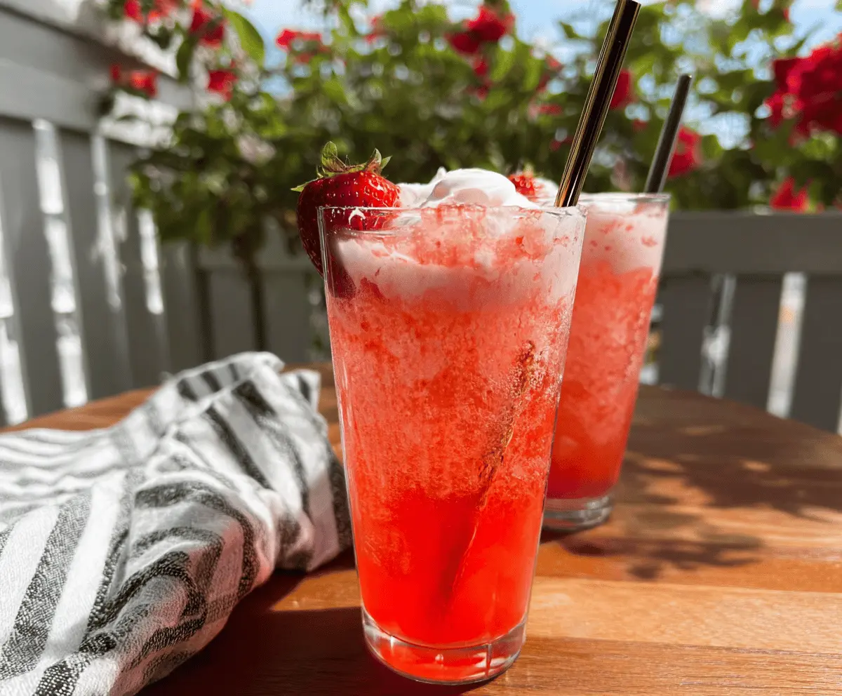 Easy Refreshing Strawberry Cream Soda Recipe